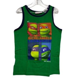 TMNT Classic Graphic Sleeveless Tank Top Boys Size 5/6 NEW